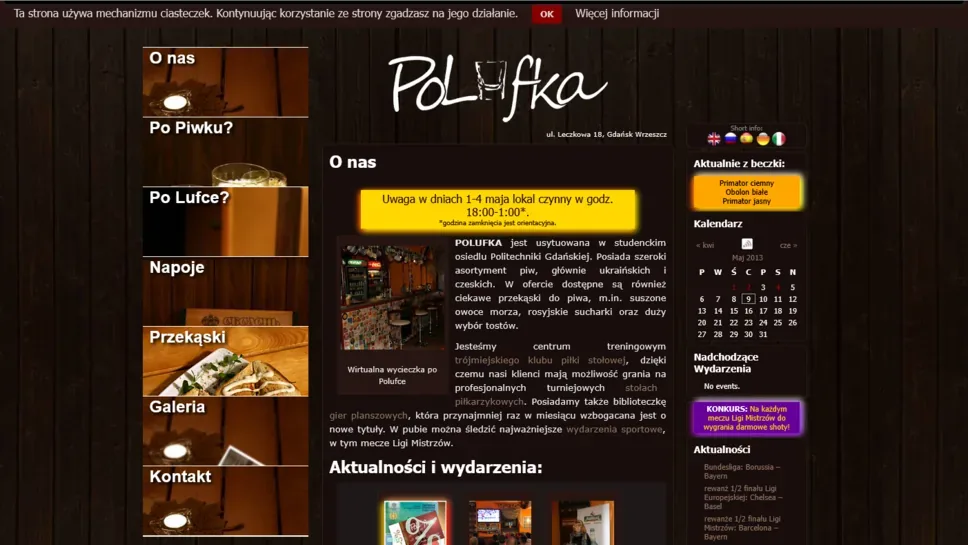 Polufka — archived site, 2013