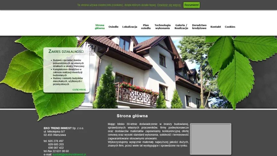 EKO TREND INWEST — homepage